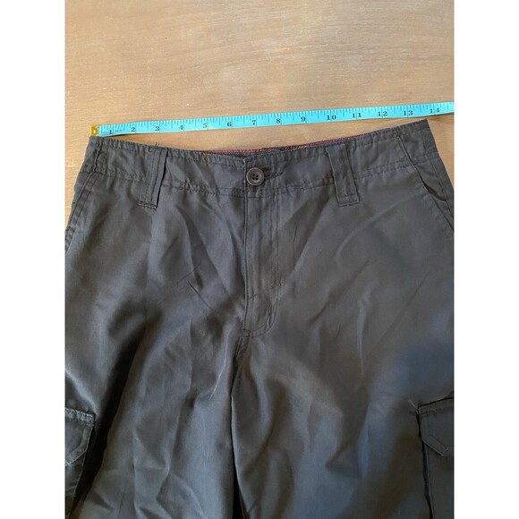 Burnside Shorts Boys Size 18 Waist 28 Gray Cargo Hybrid Quick Dry Swim Short - Picture 7 of 9
